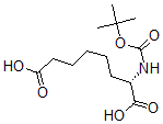 CAS 登录号：66713-87-9， (2S)-2-[[(1,1-二甲基乙氧基)羰基]氨基]-辛烷二酸