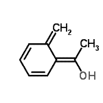 CAS 登录号：66727-22-8， (1E)-1-(6-亚甲基-2,4-环己二烯-1-亚基)乙醇