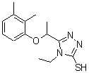 CAS#: 667413-67-4, 5-[1-(2,3-Dimethylphenoxy)ethyl]-4-ethyl-4H-1,2,4-triazole-3-thiol