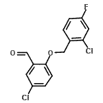 CAS#: 667436-66-0, 5-Chloro-2-[(2-chloro-4-fluorobenzyl)oxy]benzaldehyde