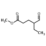 CAS 登录号：66757-48-0， 甲基4-甲酰基己酸酯