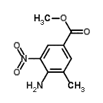 CAS 登录号：668276-44-6， 甲基4-氨基-3-甲基-5-硝基-苯甲酸酯