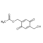 CAS#: 668462-09-7, [4-(Hydroxymethyl)-3,6-dioxo-1,4-cyclohexadien-1-yl]methyl acetate