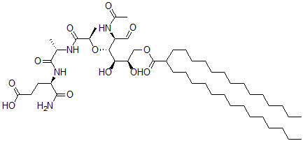 CAS 登录号：66880-80-6， 6-O-(2-十四烷基棕榈酰)-N-乙酰基胞壁酰-L-丙氨酰-D-异谷氨酰胺