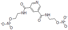 CAS 登录号：66886-77-9， 3,5-二((2'-硝氧乙基)氨基羰基)吡啶