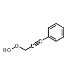 CAS#: 66894-71-1, 3-Phenyl-2-propyn-1-yl hydroperoxide