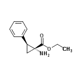 CAS#: 669058-56-4, Ethyl (1R,2S)-1-amino-2-phenylcyclopropanecarboxylate