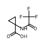 CAS 登录号：669066-98-2， 1-[(2,2,2-三氟乙酰基)氨基]环丙烷-1-羧酸