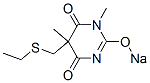 CAS#: 66941-01-3, 1,5-Dimethyl-5-(Ethylthiomethyl)-2-Sodiooxy-4,6(1H,5H)-Pyrimidinedione