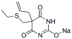 CAS#: 66941-71-7, 5-Allyl-5-(Ethylthiomethyl)-2-Sodiooxy-4,6(1H,5H)-Pyrimidinedione
