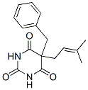 CAS 登录号:66942-01-6, 5-苄基-5-(3-甲基-2-丁烯基)巴比妥酸
