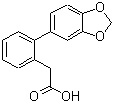 CAS 登录号：669713-74-0， [2-(1,3-苯并二氧戊环-5-基)苯基]乙酸