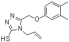 CAS#: 669740-12-9, 4-Allyl-5-[(3,4-dimethylphenoxy)methyl]-4H-1,2,4-triazole-3-thiol