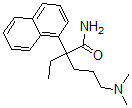 CAS 登录号：6699-16-7， alpha-[3-(二甲基氨基)丙基]-alpha-乙基-1-萘乙酰胺