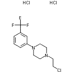 CAS#: 670234-47-6, 1-(2-Chloroethyl)-4-[3-(trifluoromethyl)phenyl]piperazine dihydrochloride