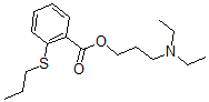 CAS 登录号：67031-79-2， 3-(二乙基氨基)丙基 2-(丙硫基)苯甲酸酯