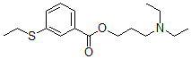 CAS 登录号：67049-42-7， 3-(二乙基氨基)丙基 3-(乙硫基)苯甲酸酯