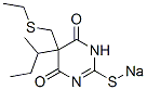 CAS#: 67050-34-4, 5-Sec-Butyl-5-(Ethylthiomethyl)-2-Sodiothio-4,6(1H,5H)-Pyrimidinedione