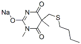 CAS#: 67050-70-8, 5-(Butylthiomethyl)-1,5-Dimethyl-2-Sodiooxy-4,6(1H,5H)-Pyrimidinedione