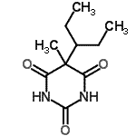 CAS 登录号：67051-00-7， 5-甲基-5-(3-戊烷基)-2,4,6(1H,3H,5H)-嘧啶三酮