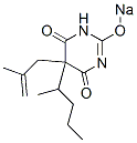 CAS#: 67051-45-0, 5-(2-Methyl-2-Propenyl)-5-(1-Methylbutyl)-2-Sodiooxy-4,6(1H,5H)-Pyrimidinedione