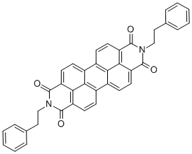 CAS#: 67075-37-0, 2,9-Bis(2-phenylethyl)anthra(2,1,9-def:6,5,10-d'e'f')diisoquinoline-1,3,8,10(2H,9H)-tetrone