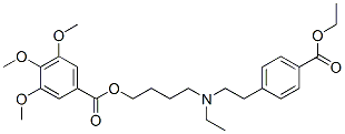 CAS#: 67114-23-2, 4-[2-[N-Ethyl-N-[4-(3,4,5-Trimethoxybenzoyloxy)Butyl]Amino]Ethyl]Benzoic Acid Ethyl Ester