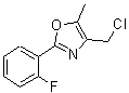 CAS#: 671215-76-2, 4-(Chloromethyl)-2-(2-fluorophenyl)-5-methyl-1,3-oxazole