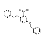 CAS 登录号：67127-91-7， 2,5-二(苄氧基)苯甲酸