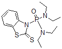 CAS#: 67154-33-0, N,N,N',N'-Tetraethyl-P-(2-thioxo-1,3-benzothiazol-3(2H)-yl)phosphonic diamide