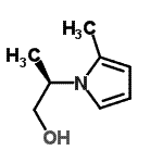 CAS 登录号：671808-91-6， (2R)-2-(2-甲基-1H-吡咯-1-基)-1-丙醇