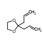 CAS#: 67194-62-1, 2,2-Diallyl-1,3-dioxolane