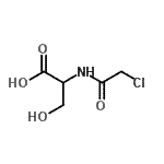 CAS#: 67206-28-4, N-(Chloroacetyl)serine