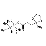 CAS#: 67226-75-9, Dimethyl(2-methyl-2-propanyl)silyl 3-(2-methyl-1,3-dioxolan-2-yl)propanoate