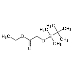 CAS#: 67226-78-2, Ethyl {[dimethyl(2-methyl-2-propanyl)silyl]oxy}acetate