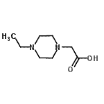 CAS#: 672285-91-5, (4-Ethyl-1-piperazinyl)acetic acid
