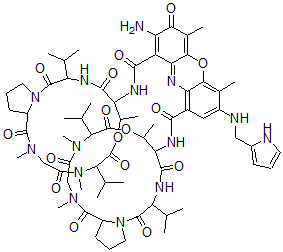 CAS#: 67230-67-5, 7-[[(1H-Pyrrol-2-Yl)Methyl]Amino]Actinomycin D