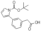 CAS#: 672309-90-9, [3-(1-{[(2-Methyl-2-propanyl)oxy]carbonyl}-1H-pyrrol-2-yl)phenyl]acetic acid