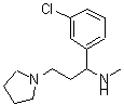 CAS#: 672309-96-5, 1-(3-Chlorophenyl)-N-methyl-3-(1-pyrrolidinyl)-1-propanamine
