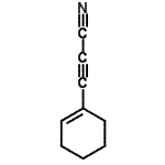 CAS 登录号：67231-26-9， 3-(1-环己烯-1-基)-2-丙炔腈