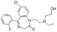CAS 登录号：67263-28-9， 羟基乙基氟西泮