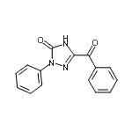 CAS#: 67266-66-4, 5-Benzoyl-2-phenyl-1,2-dihydro-3H-1,2,4-triazol-3-one