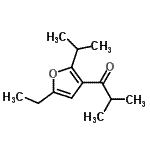 CAS#: 672932-73-9, 1-(5-Ethyl-2-isopropyl-3-furyl)-2-methyl-1-propanone
