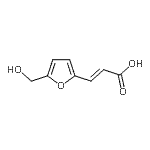 CAS 登录号：67310-57-0， (2E)-3-[5-(羟基甲基)-2-呋喃基]丙烯酸
