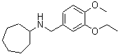 CAS#: 673446-42-9, N-(3-Ethoxy-4-methoxybenzyl)cycloheptanamine