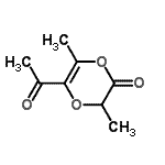 CAS#: 673502-34-6, 5-Acetyl-3,6-dimethyl-1,4-dioxin-2(3H)-one