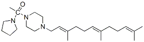 CAS#: 67361-32-4, 1-(1-Pyrrolidinylacetyl)-4-(3,7,11-Trimethyl-2,6,10-Dodecatrienyl)Piperazine