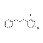 CAS 登录号：674767-23-8， 1-(4-氯-2-氟苯基)-3-苯基-1-丙酮