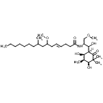 CAS#: 67488-04-4, (4E)-N-{1-[(1S,4S,5S,6R)-4,6-Dihydroxy-3,3,5-trimethyl-2-oxocyclohexyl]-1-hydroxy-3-methoxy-2-propanyl}-7-methoxy-9-methyl-4-hexadecenamide