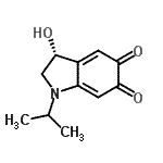 CAS 登录号：67491-46-7， (3R)-3-羟基-1-异丙基-5,6-吲哚啉二酮